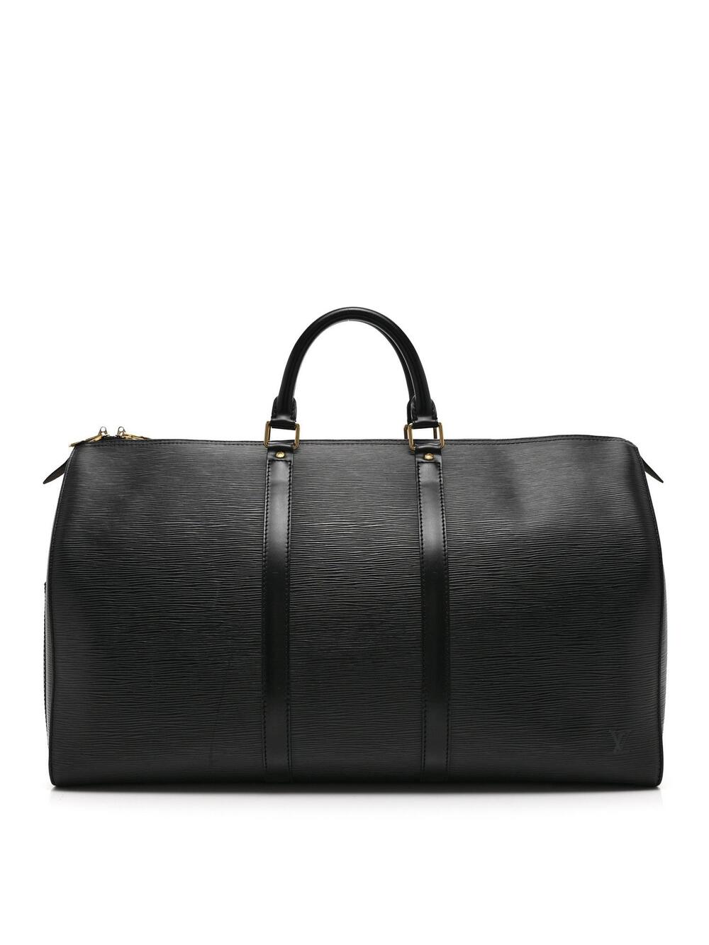 Louis Vuitton Epi Keepall 50 Black #329544L95B